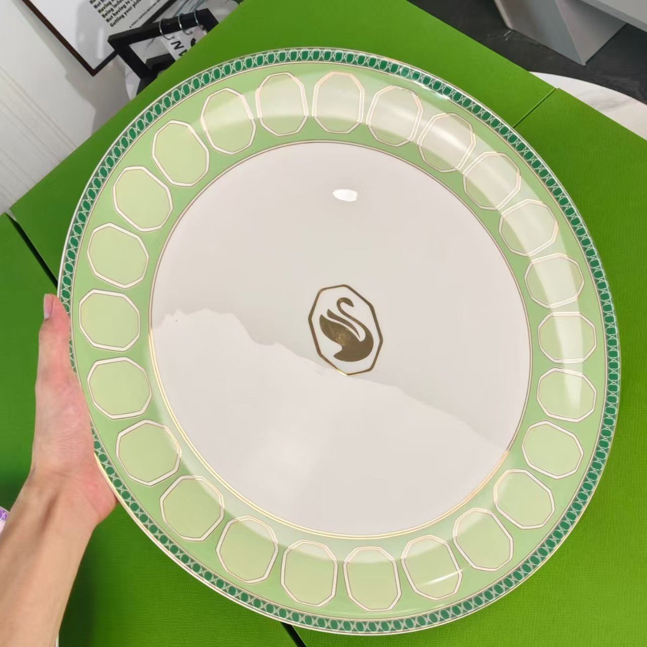 Swarovski big rounded tray 40cm - Image 3 of 6